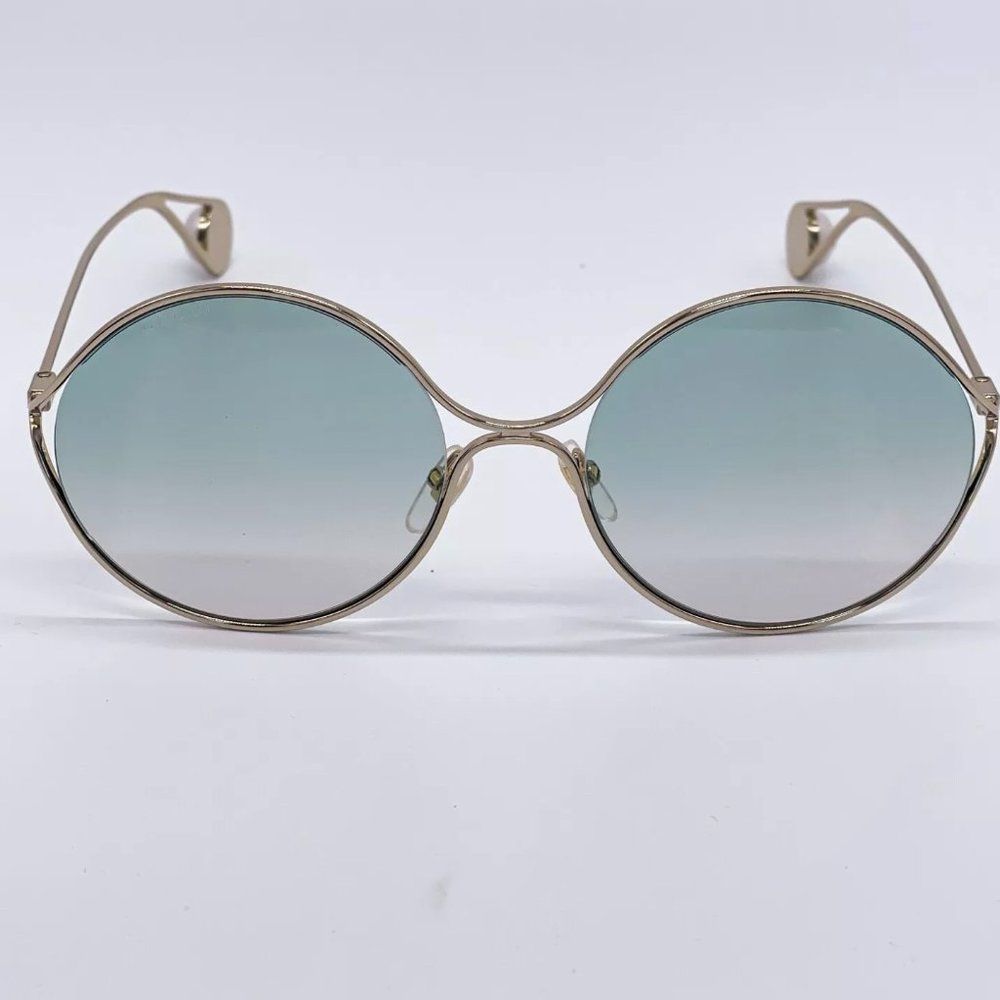Sale! New Gucci Unisex 58mm Gold Multicolor Sunglasses! - Picture 5 of 8